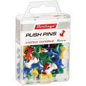 Кнопки силовые 50 шт., пласт. упак., европодвес "BERLINGO_" Кнопки силовые 50 шт., пласт. упак., европодвес "BERLINGO_"