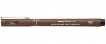 Линер-кисть Uni Pin Fine Line Brush сепия Линер-кисть Uni Pin Fine Line Brush сепия