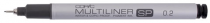 Copic заправляющийся MULTILINER SP 0,2mm Copic заправляющийся MULTILINER SP 0,2mm
