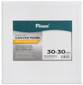 Холст грунтованный на картоне 30х30см, 100% хлопок, 280 г/м2 мелкозернистый Pinax Холст грунтованный на картоне 30х30см, 100% хлопок, 280 г/м2 мелкозернистый Pinax
