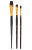 Кисть синтетика плоская, жесткая, руч.кор., для акрила и масла CREATIVE 694 N 16 "Pinax"